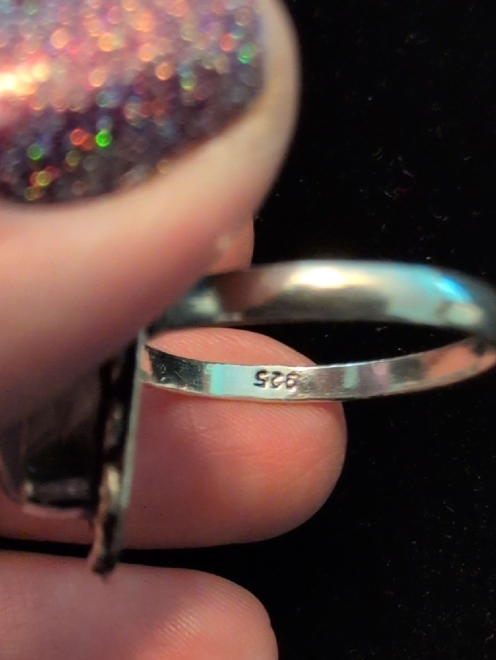 Rectangular Amethyst Ring - Picture 7 of 8